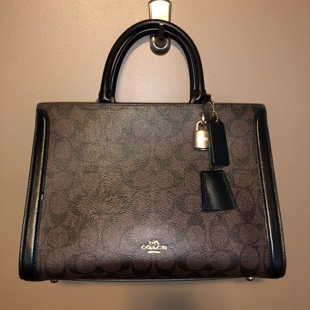 Authentic Coach Handbag with Lock & Key